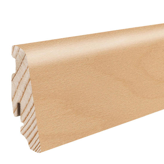 Bild von Haro - Battiscopa ad innesto in legno massiccio con rivestimento in pellicola oleato, 19 x 58 mm